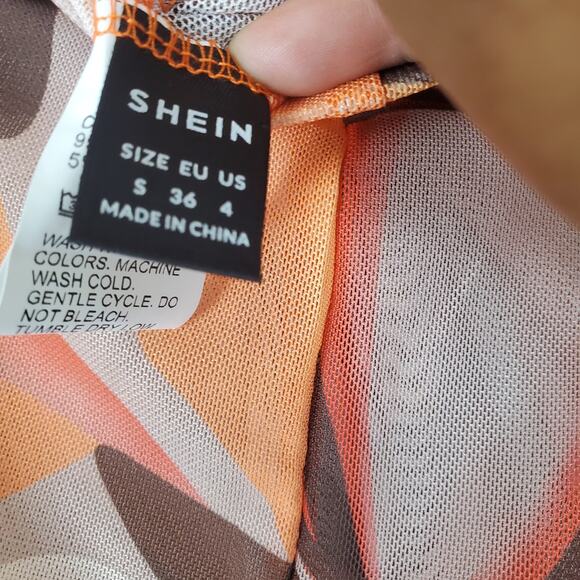 SHEIN  | 2 Piece Crop Top and Sheer Leggings Set  | Size Small - Picture 9 of 12